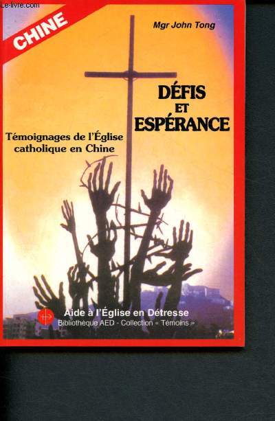 Chine-dfi et esprance : tmoignage de l'glise catholique en Chine
