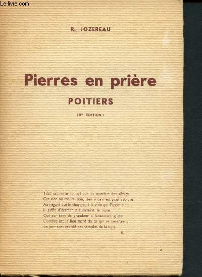 Pierres en prire - Poitiers
