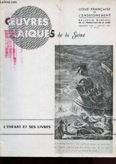 Oeuvres laques de la Seine n41-42 - dcembre 1958 - Janvier 1959 :