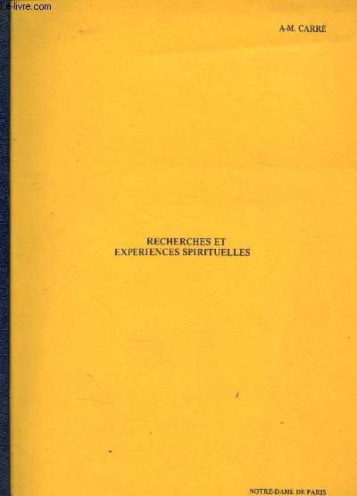 Recherches et expriences spirituelles - Notre-Dame de Paris - 19 Novembre 1978 : le mystre de la volont de Dieu