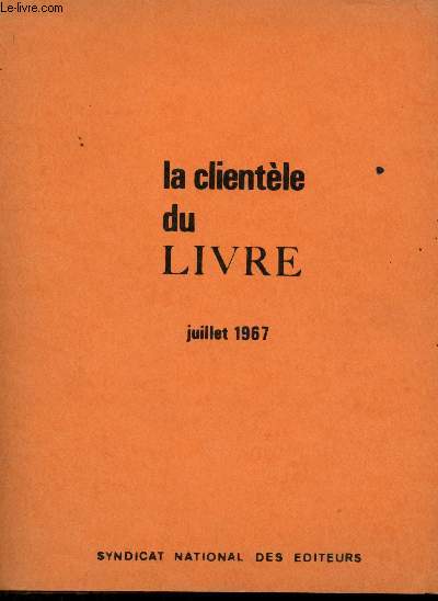 La clientle du livre - Juillet 1967