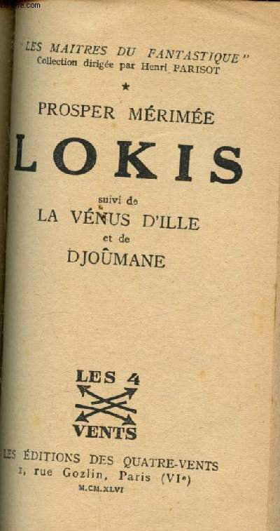 Lokis suivi de La vnus d'Ille et de Djomane (Collection 
