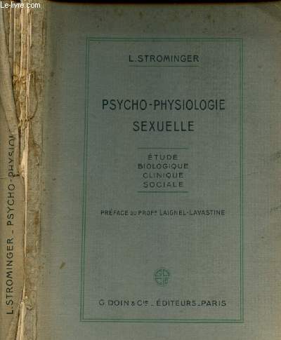 Psycho-Physiologie sexuelle -Etude biologique clinique, sociale