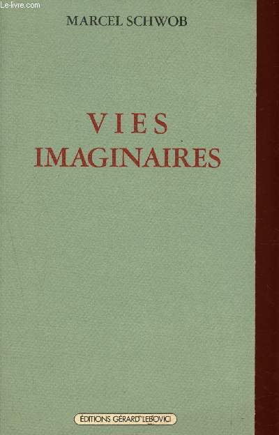 Vies imaginaires - Schwob Marcel - 1986 - Photo 1/1