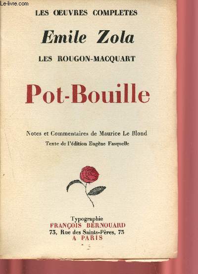 Les Rougon-Macquart : Pot-Bouille (Collection