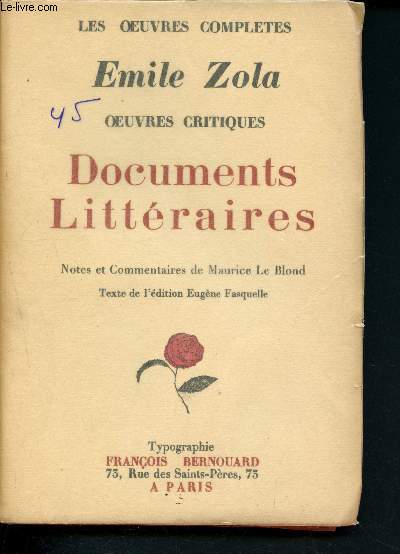 Documents littraires (Collection