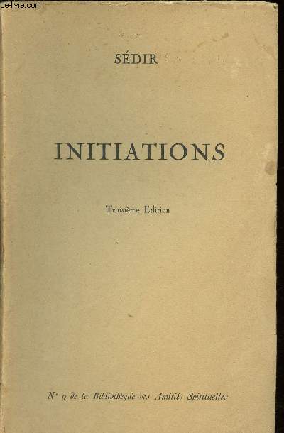 Initiation - Toisime dition - Bibliothque des 