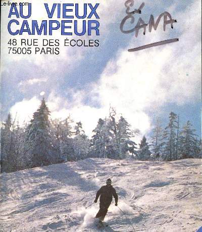 Catalogue publicitaire Au vieux campeur s'aggrandit, hiver 1981-82 n3