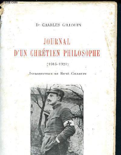 Journal d'un chrtien philosophe (1915-1921)