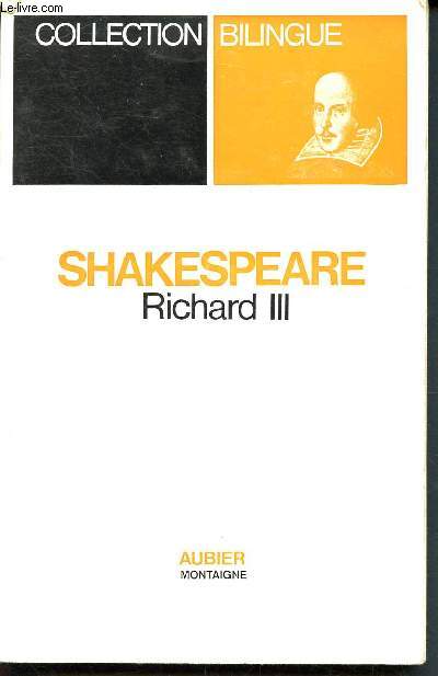 Richard III (Collection Bilingue.)
