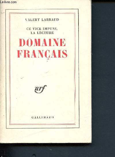 Ce vice impuni, la lecture - Domaine franais