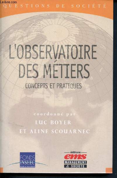 L'observatoire des mtiers - Concepts et pratiques - Collection Questions de socit