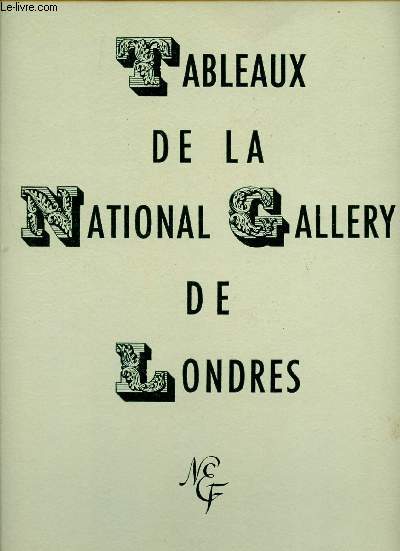 Tableaux de la National Gallery de Londres