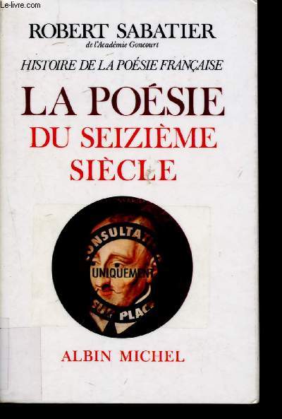 La posie du seizime sicle