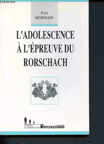 L'adolescence  l'preuve du Rorschach