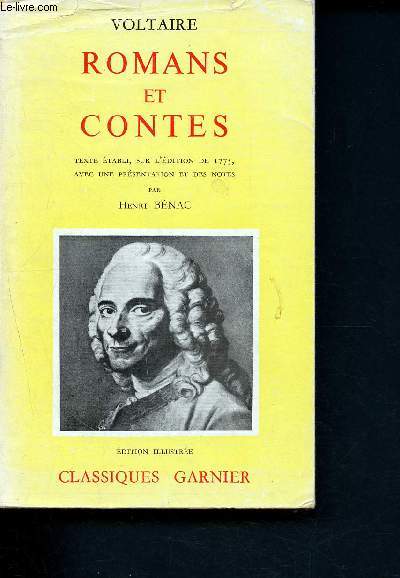 Romans et contes - texte tabli, sur l'dition de 1775, avec une prsentation et de snotes par Henri Bnac