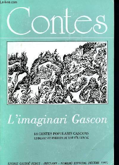 Contes l'imaginari gascon - 18 contes popularis gascons - escole gasto febus - reclams numero especial deceme 1987