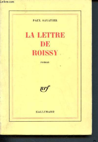 La lettre de roissy