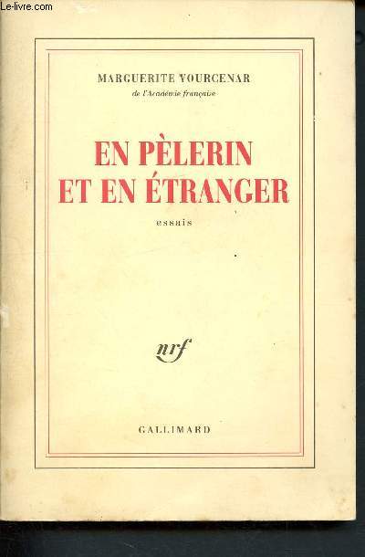 En plerin et en tranger - essais