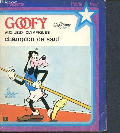 Goofy aux jeux olympiques - champion de saut - petite fleur