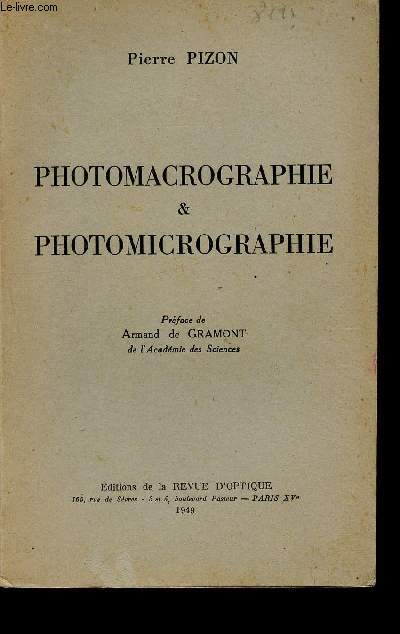 Photomacrographie et photomicrographie