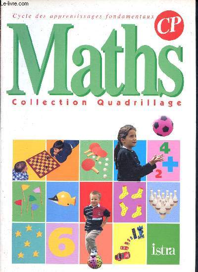 Maths CP- cycle des apprentissages fondamentaux- Collection Quadrillage