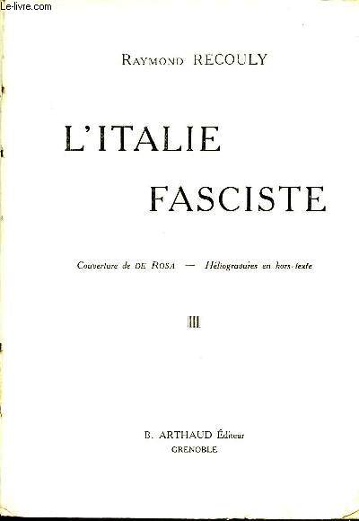 L'italie fasciste
