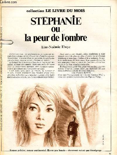 Stphanie ou la peur de l'ombre - Collection le livre du mois