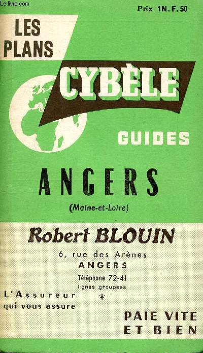 Les plans Cyble - guides- Angers ( Maine-et-Loire)