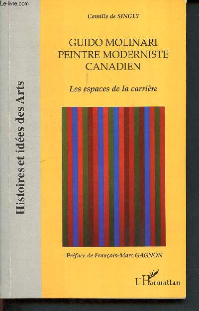 Guido Molinari - peintre moderniste canadien - Les espaces de la carrire