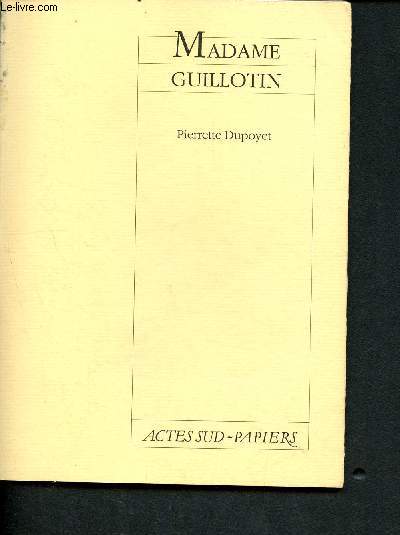 Madame guillotin