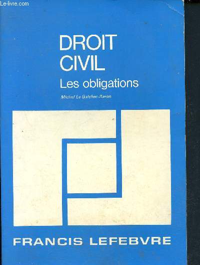 Droit civil - les obligations