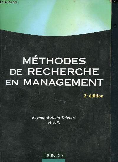 Mthodes de recherche en management