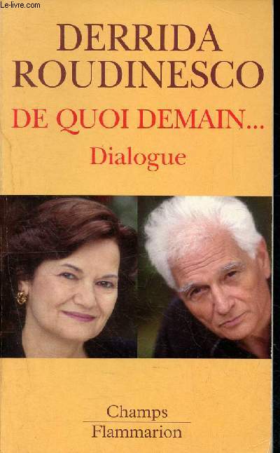 De quoi demain ... - dialogue - collection champs - 542