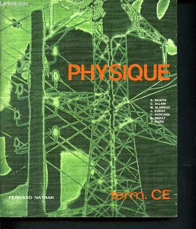 Physique Terminales CE
