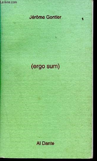 Ergo sum - Prolgomnes