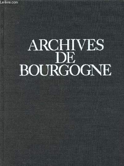 Archives de bourgogne - collection : 