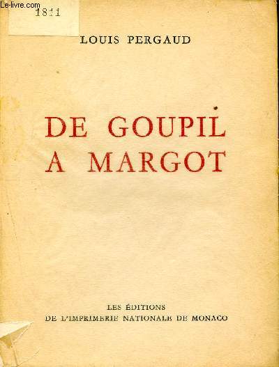 De goupil a margot - histoire de btes / collection des prix goncourt
