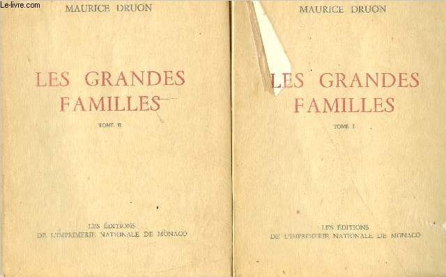 Les grandes familles - 2 volumes : tome I et tome II / collection des prix goncourt