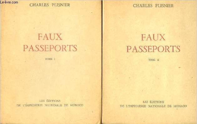 Faux passeports - 2 volumes : tome I et tome II - Collection des prix goncourt
