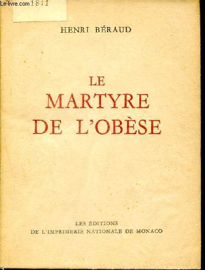Le martyre de l'obse - Collection des prix goncourt