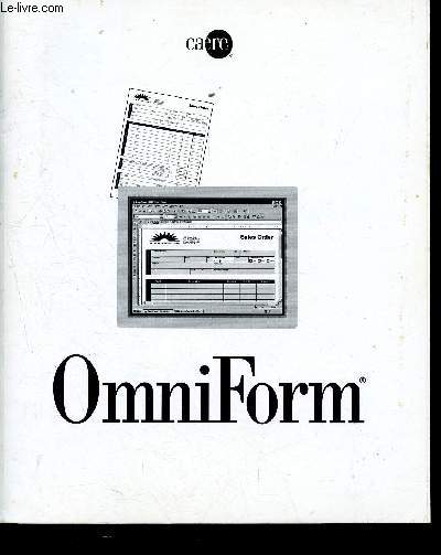 OmniForm pour windows 95 et NT - Manuel de rfrence - Caere
