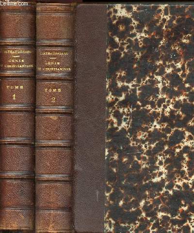 Gnie du christianisme - 2 volumes : tome 1 et tome 2