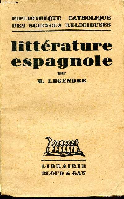 Littrature espagnole Legendre