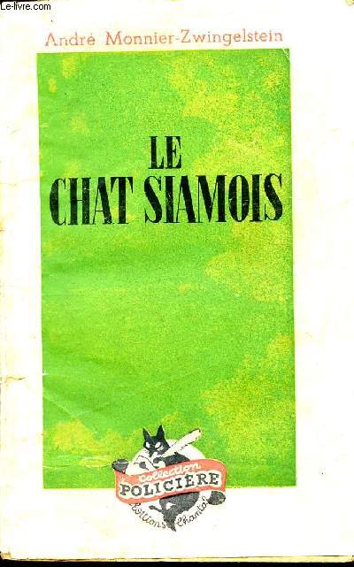 Le chat siamois - collection verte policre N2