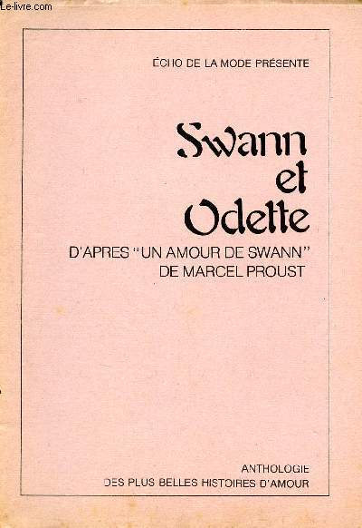 Swann et Odette d'aprs un amour de swann de Marcel Proust - Anthologie des plus belles histoires d'amour - cho de la mode prsente - supplment  l'cho de la mode N19 du 12 au 18 mai 1968
