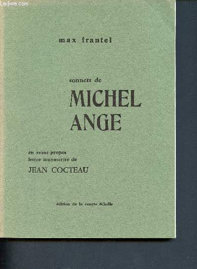 Sonnets de Michel Ange