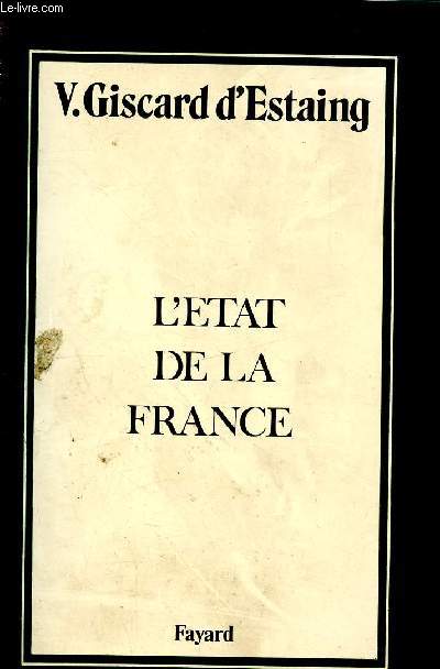 L'etat de la france