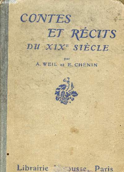 Contes et rcits du XIXme sicle - anthologie littraire et artistique