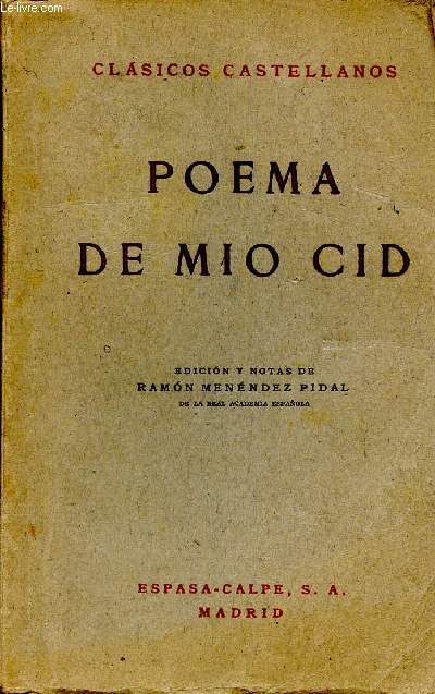 Poema de mio cid - clasicos castellanos N24